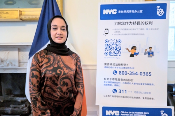 纽约移民事务办主任首办媒体座谈会 列四大工作重点