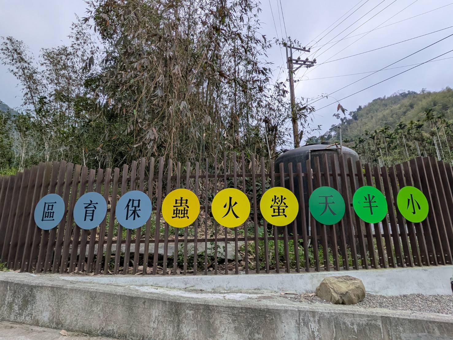 小半天螢火蟲保育區。(圖/陳欣玉提供)