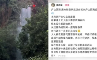 江西景區以無人機噴灑農藥 遊客無處可躲
