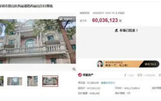 竞拍者加价2211万抢到深圳别墅后又悔拍