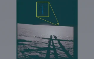 阿波罗登月谜团：UFO光点像火车前灯冲过来