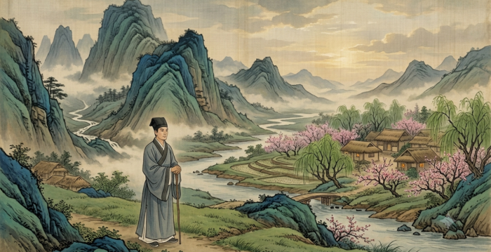 2025.5.13山重水復疑無道路　柳岸花明又一村 詩詞名句品讀：山窮水盡疑無路，柳暗花明又一村| 大紀元
