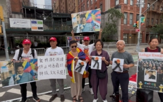 華人團體悼念西藏運動人士洛嘎讓贊 籲國際關注西藏人權