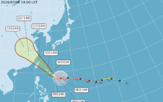 強颱巴威襲台倒數 週五觸陸機率高