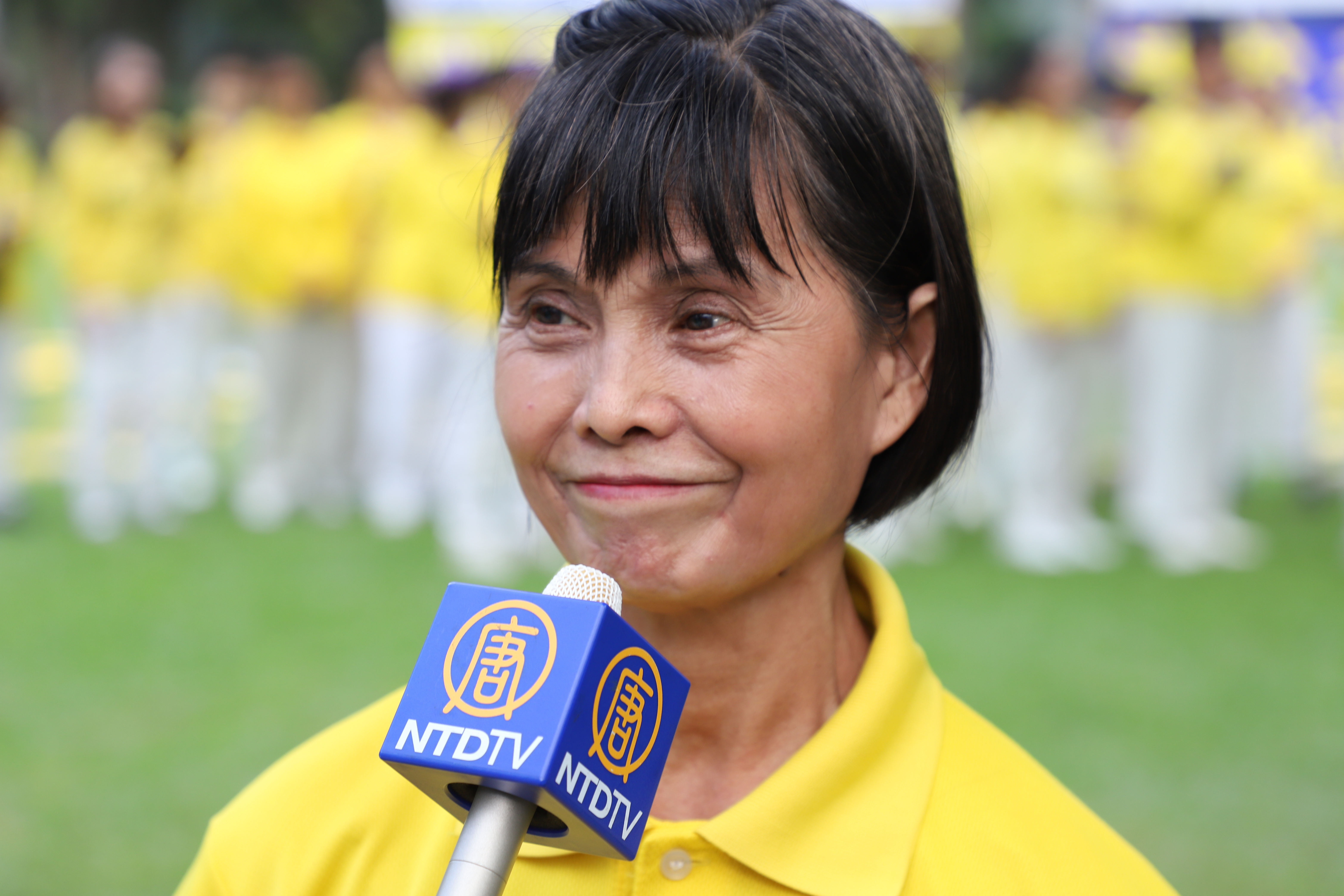 新加坡法輪功學員洪淑芫修煉法輪功30年,身心受益。她期待迫害早日停止。(繩銓/大紀元)