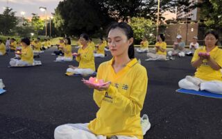反迫害27周年 東京法輪功學員燭光悼念 籲制止中共迫害