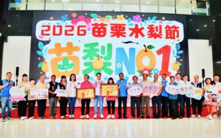 115年度苗栗县丰水梨果品评鉴竞赛 夫妻分别获特等、头等奖