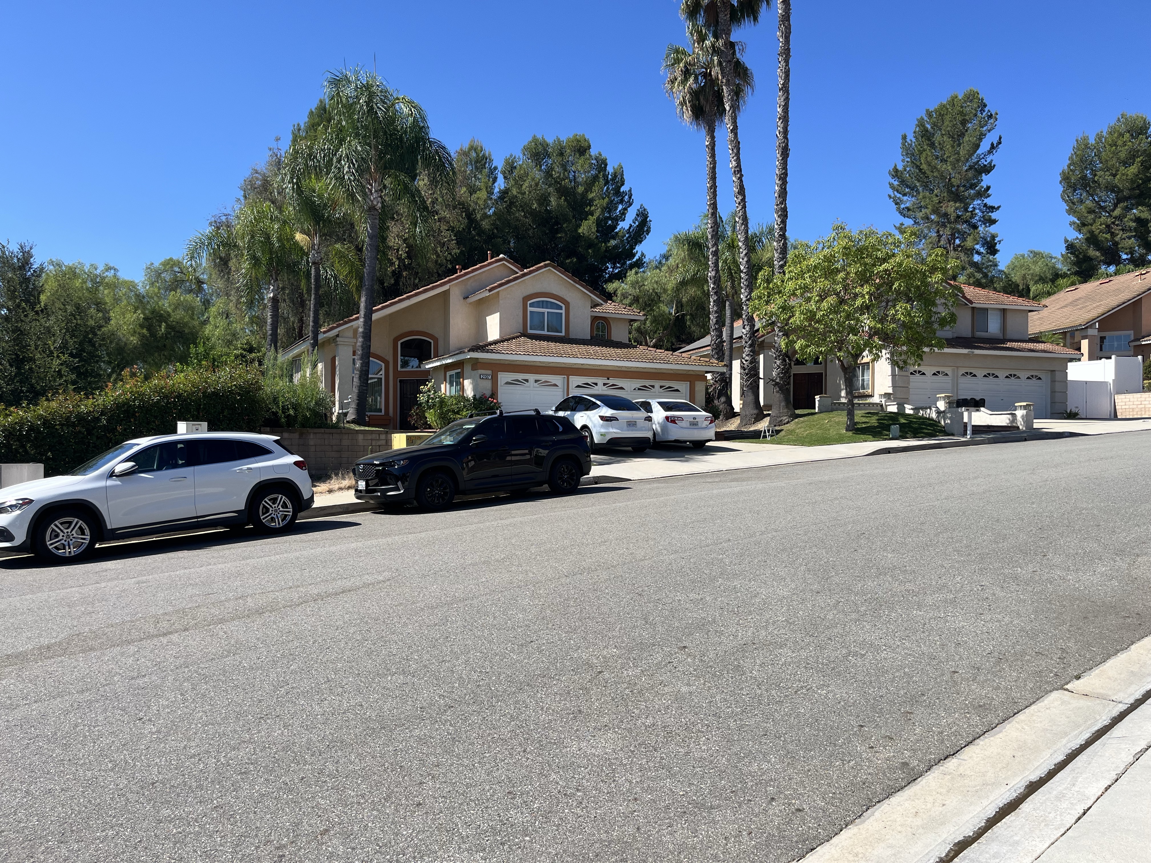 奇諾岡(Chino Hills)案發現場房屋外景。(趙子霆/大紀元)