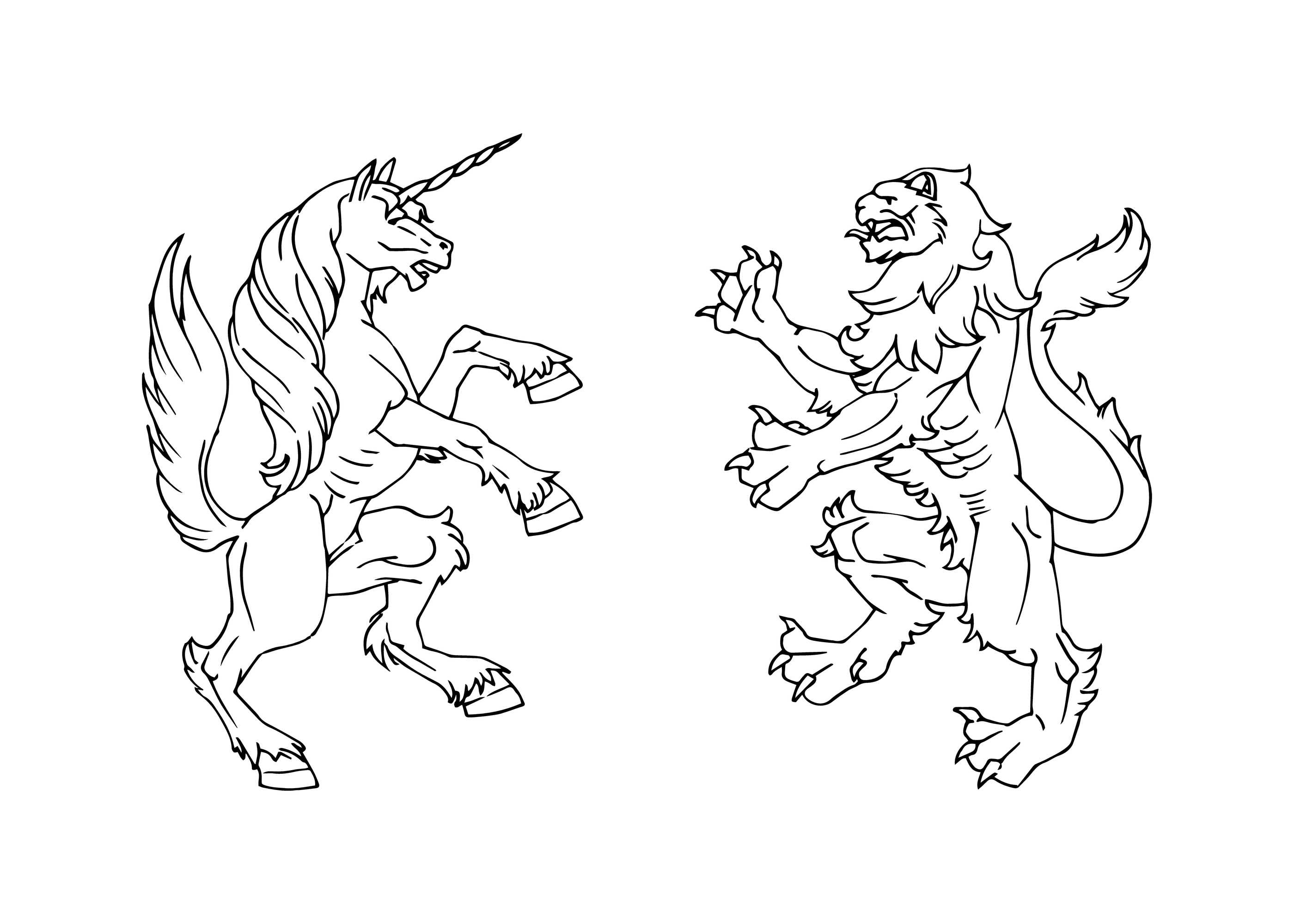 狮子与独角兽之争。(Shutterstock)