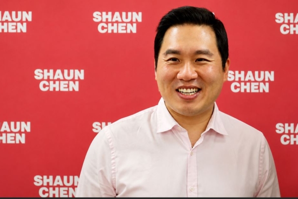 士嘉堡北部选区的国会议员陈圣源(Shaun Chen)资料照。(周月谛/大纪元)