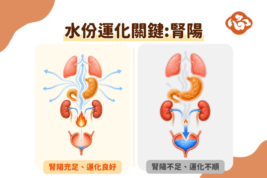 依中医理论,肾阳具有推动水液输布的作用;肾阳不足时,可能出现怕冷、疲倦及夜间尿量较多等表现。 (医道心传制作组/大纪元)