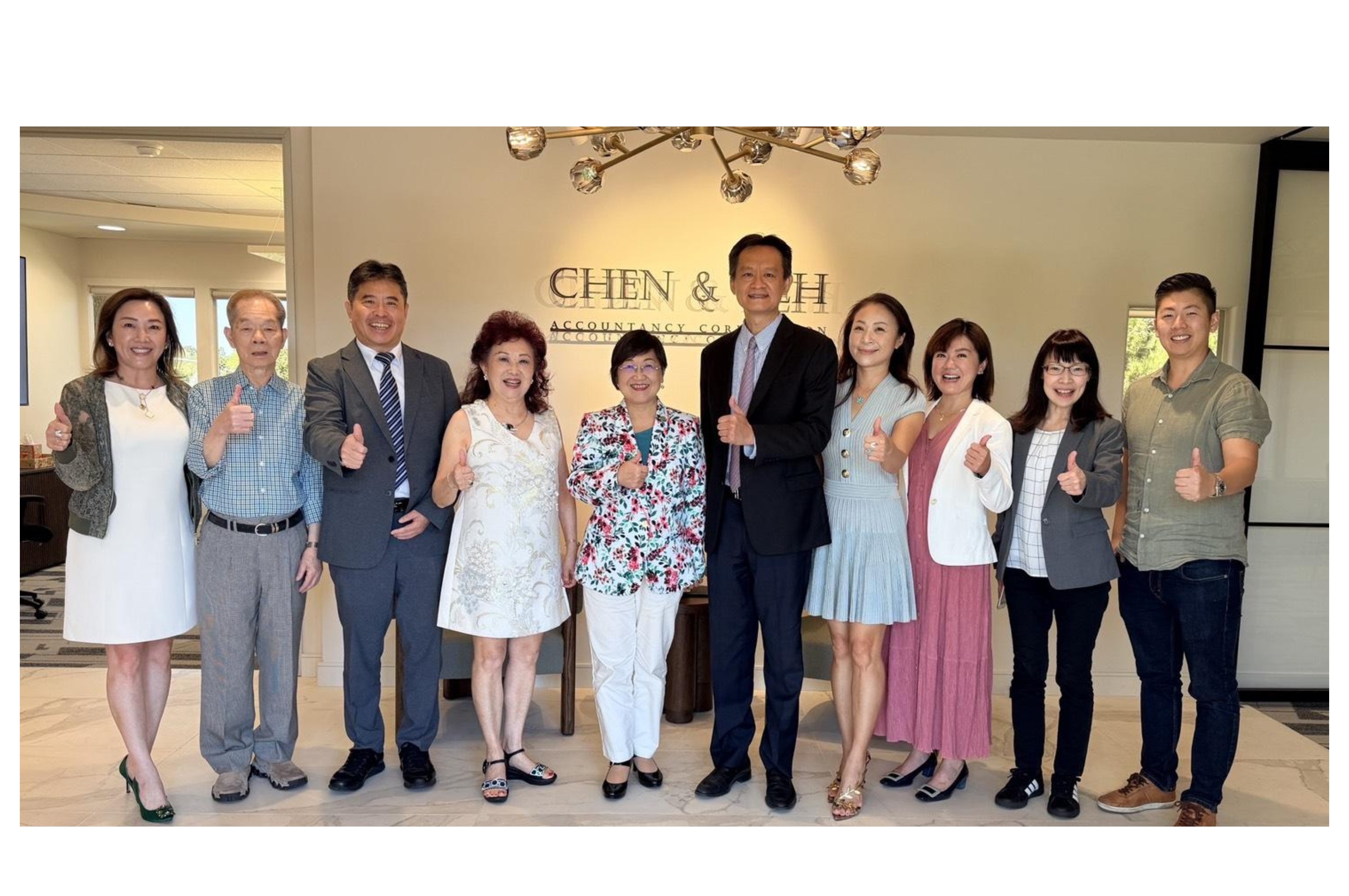 徐佳青访柑县台美商会:侨界是台湾重要后盾