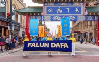 美中法輪功芝加哥大遊行 傳遞真相反迫害