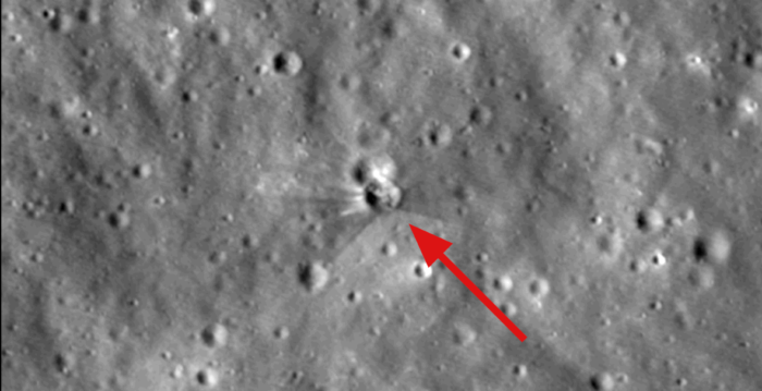 NASA公布SpaceX火箭殘骸撞月地點的首批影像