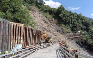 台7線桃園大曼路段災害持續封閉管制