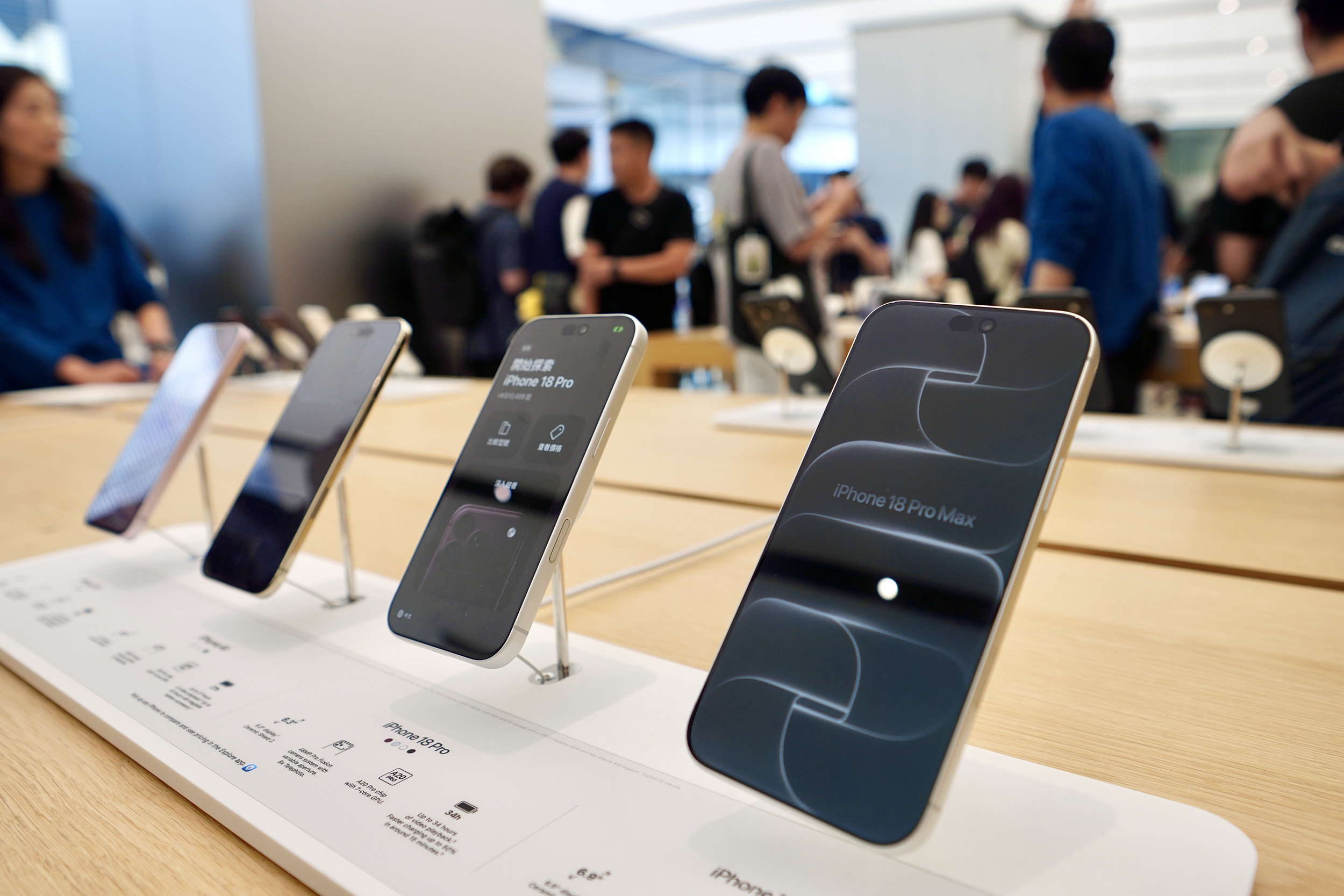 iPhone18 Pro系列首三週中國市場銷量增29%