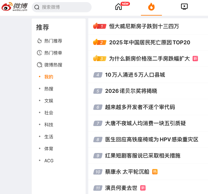 (微博截圖)
